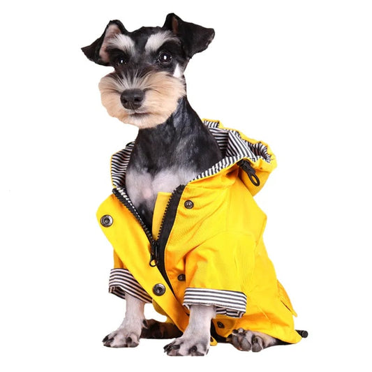 GoldenGuard: All-Breed Waterproof Jacket Small Dog Rain Coat