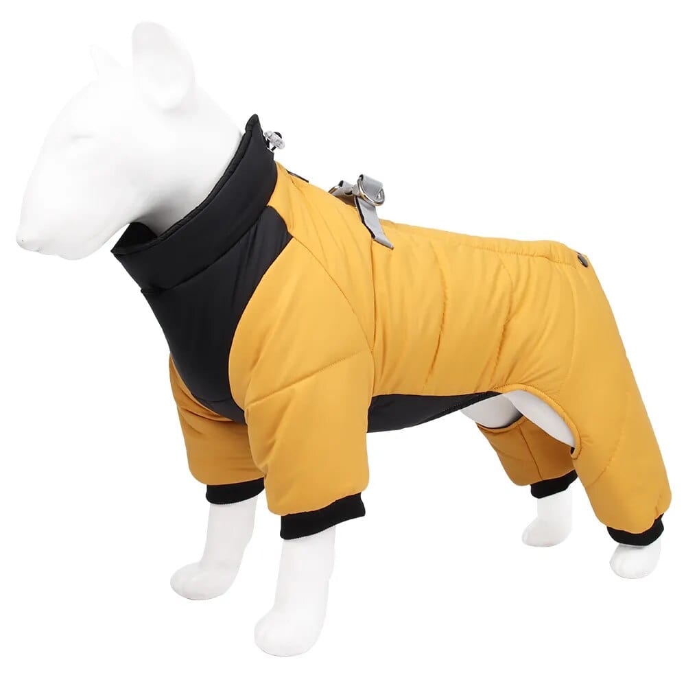 Canine Comfort :  Weatherproof Jacket Yellow / Small Dog Rain Coat