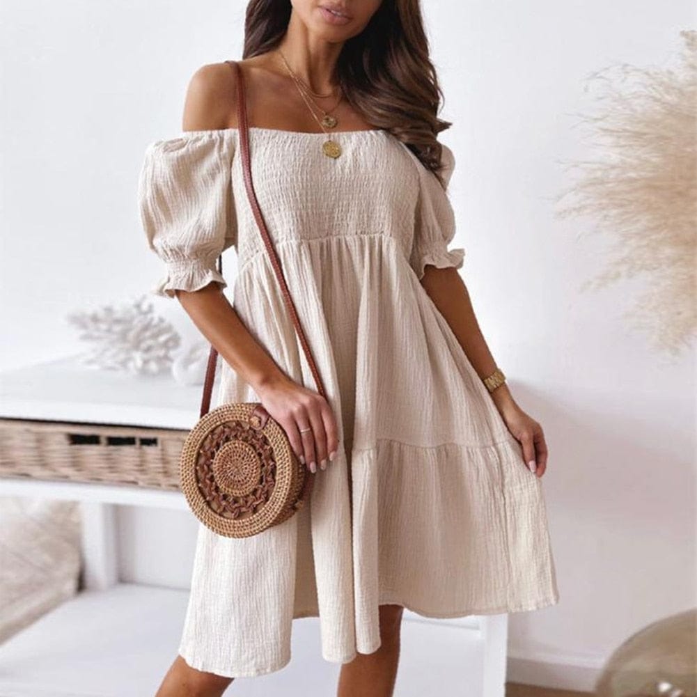 SunKissed™ ShoulderGlow Dress