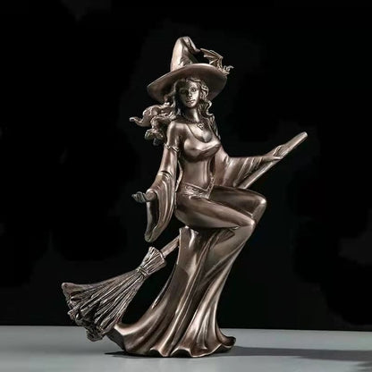 Modern Witch Statue Crone Figure