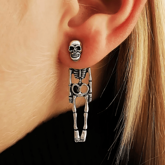 Boo-tiful Spooky Skeleton Earrings Spooky Skeleton Halloween