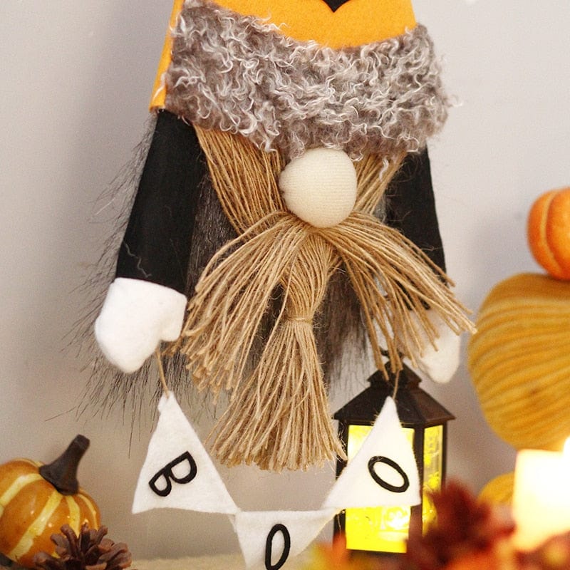 Haunt & Home: Spooky Gnome Wall Hangings Yellow beard Halloween