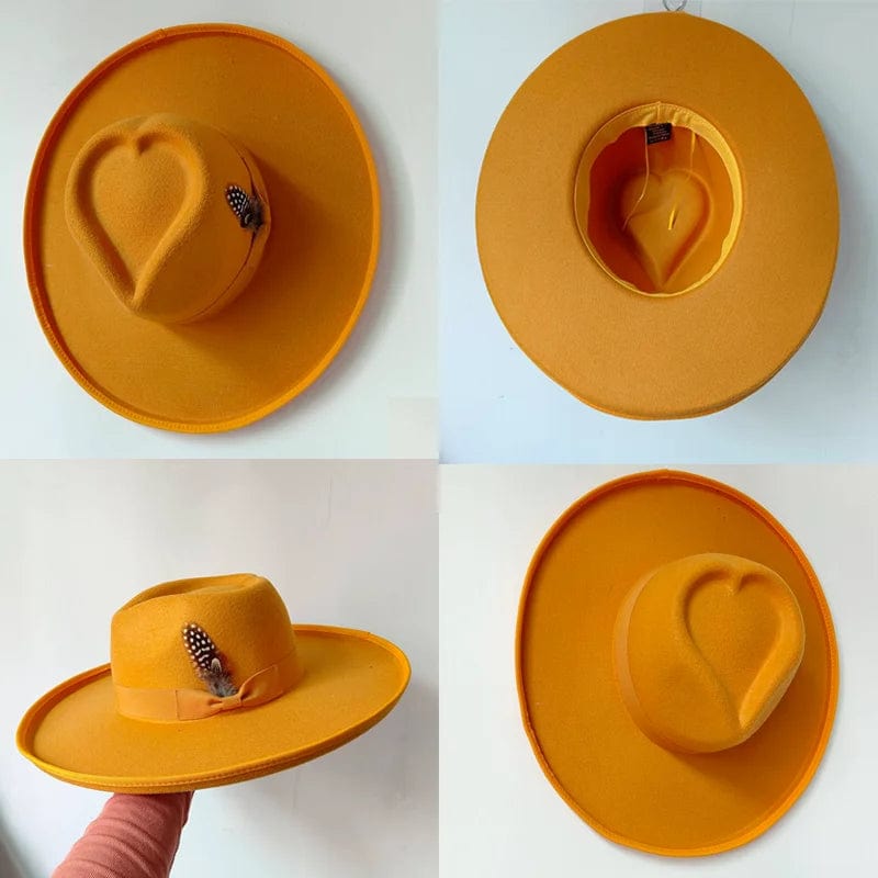 Country Cutie - Heartfelt Fedora Hat