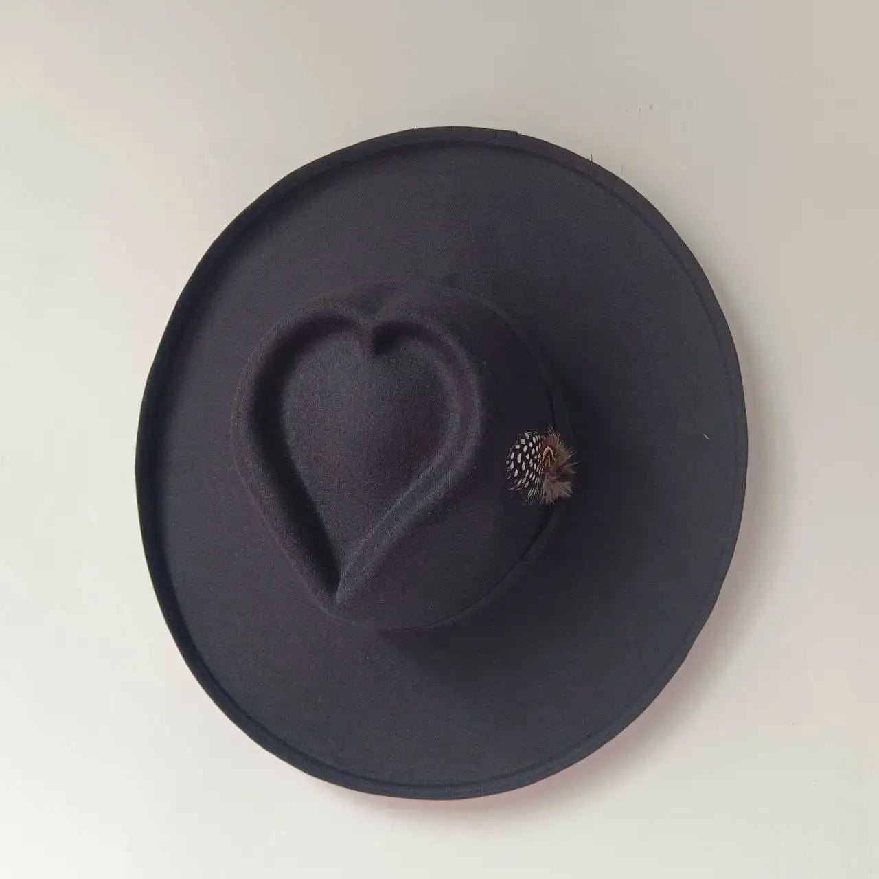 Country Cutie - Heartfelt Fedora Midnight Black Hat