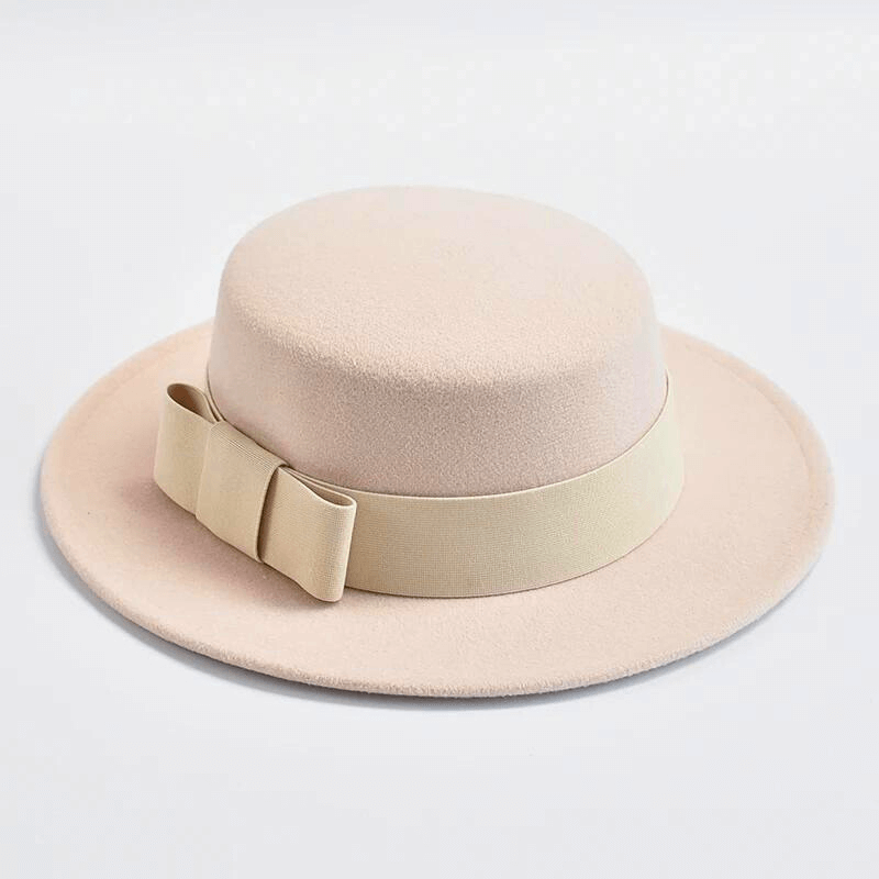 The Modern Boater Hat Off-White Hat