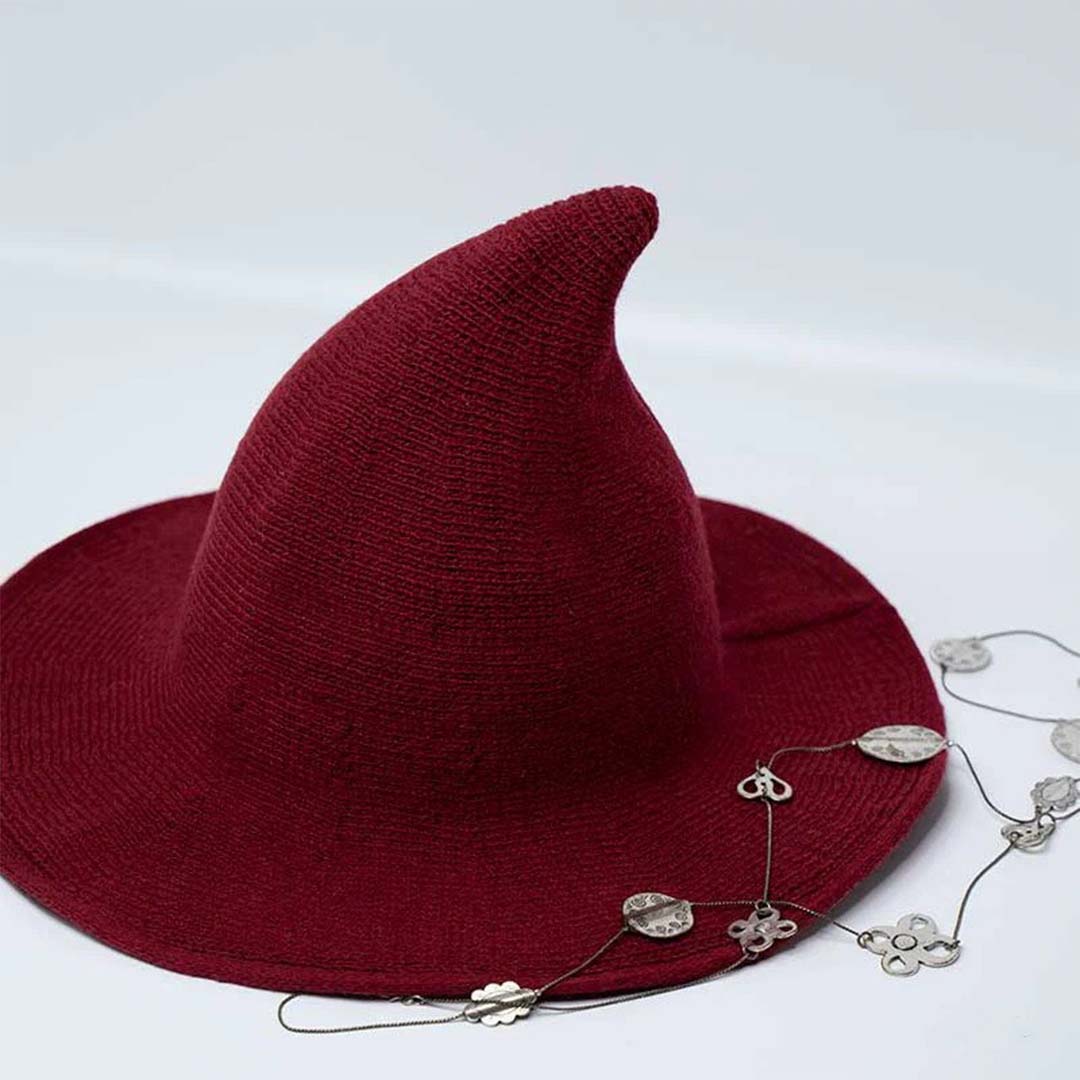 Modern Witch Hat Rose Red Hat