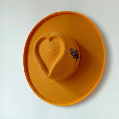 Country Cutie - Heartfelt Fedora Sunshine Yellow Hat