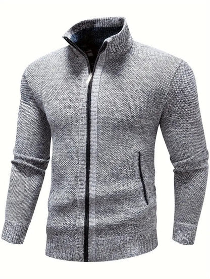 Urban Elite:  Merino Wool Jacket for Professionals Light Grey / S Jacket