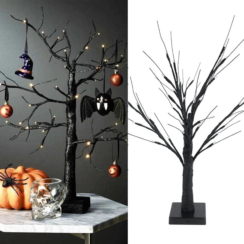 Halloween LED Birch Tree 36LED Orange Light LED Lamp