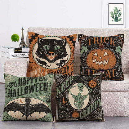 Halloween Pillow Case 450mm*450mm / 4-Pack Pillow Case