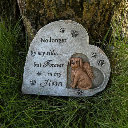 Forever Stone - Paw Prints on Your Soul Sculpture