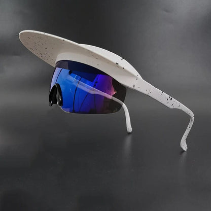 AeroShade Visor Sunglasses Luna White Sunglasses