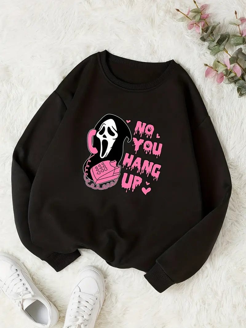 Ghost Halloween Sweatshirt Black / XS Sweatshirt