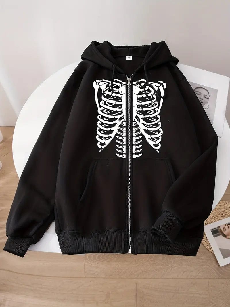 Spooky Skeleton Sweatshirt Sweatshirt