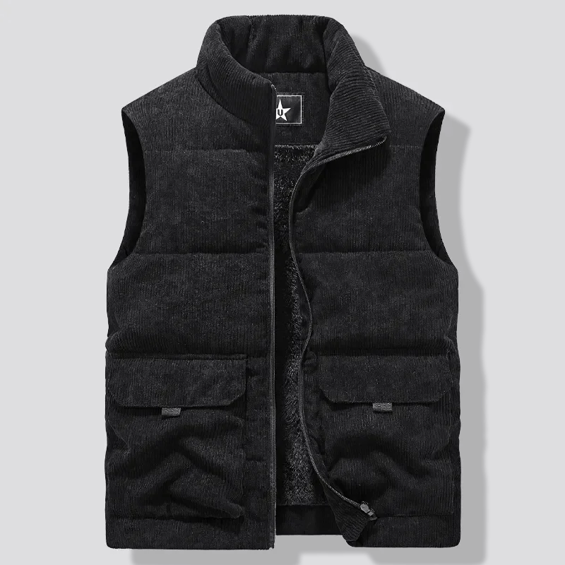 Makalu Corduroy Vest Black / S Winter Vest