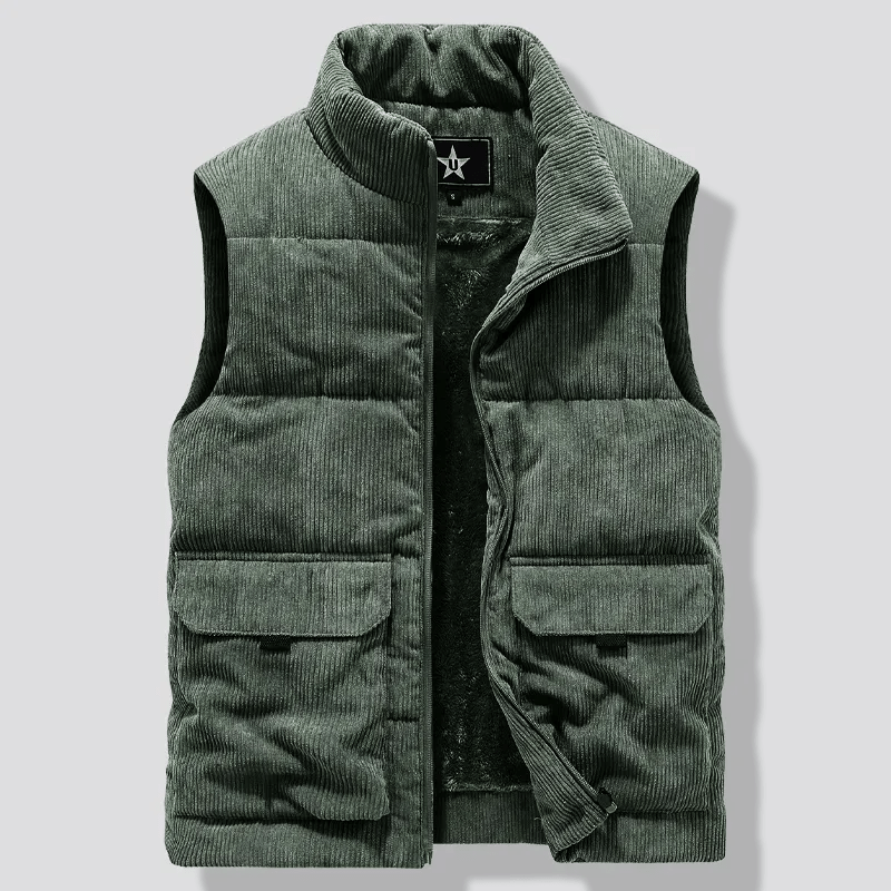 Makalu Corduroy Vest Olive / S Winter Vest