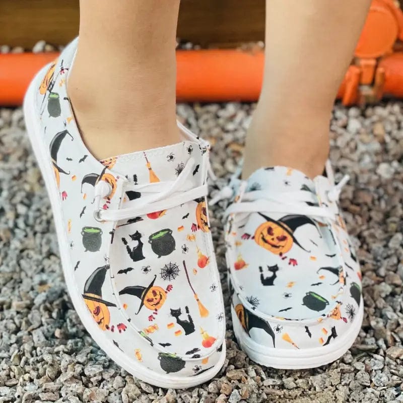 Haunted Halloween Shoes Ghost White / US(7) | UK(5) | EU(37) Women's Shoes